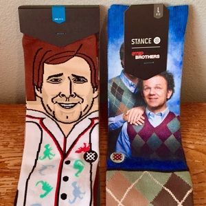 🔥🍿 NEW Stance Socks RARE Comedy 2Pk Bundle 🍿🔥
